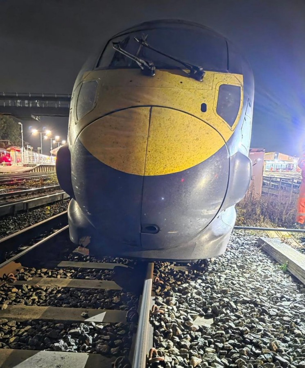 Southeastern Class 395 Javelin unit derailed at Ramsgate depot, 12 October 2026
